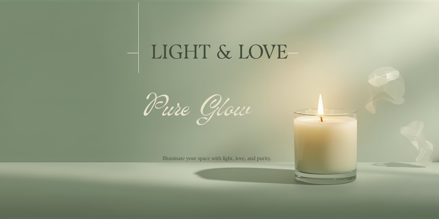 pure glow jar candle (soy wax)