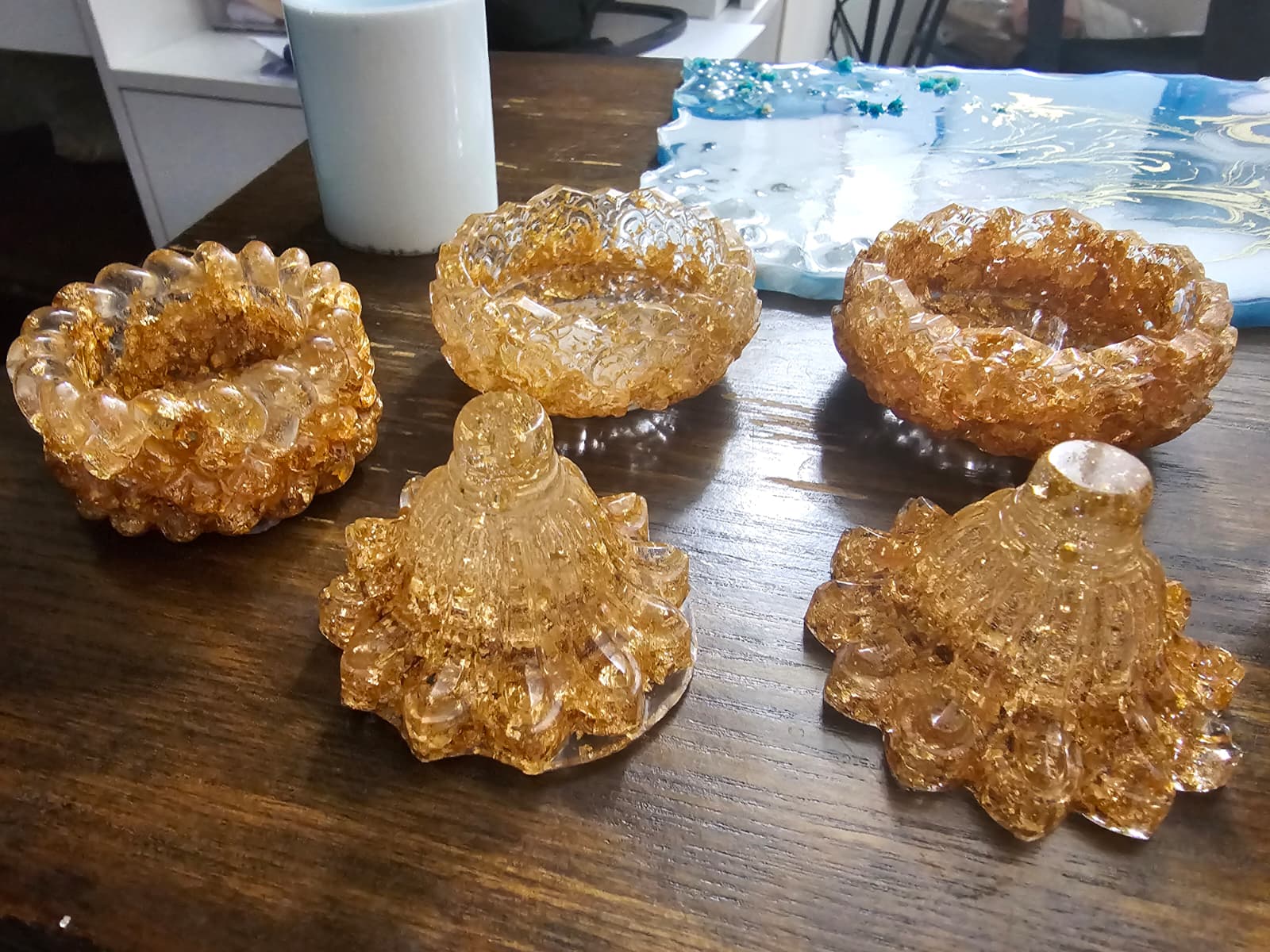 Resin Candle stands