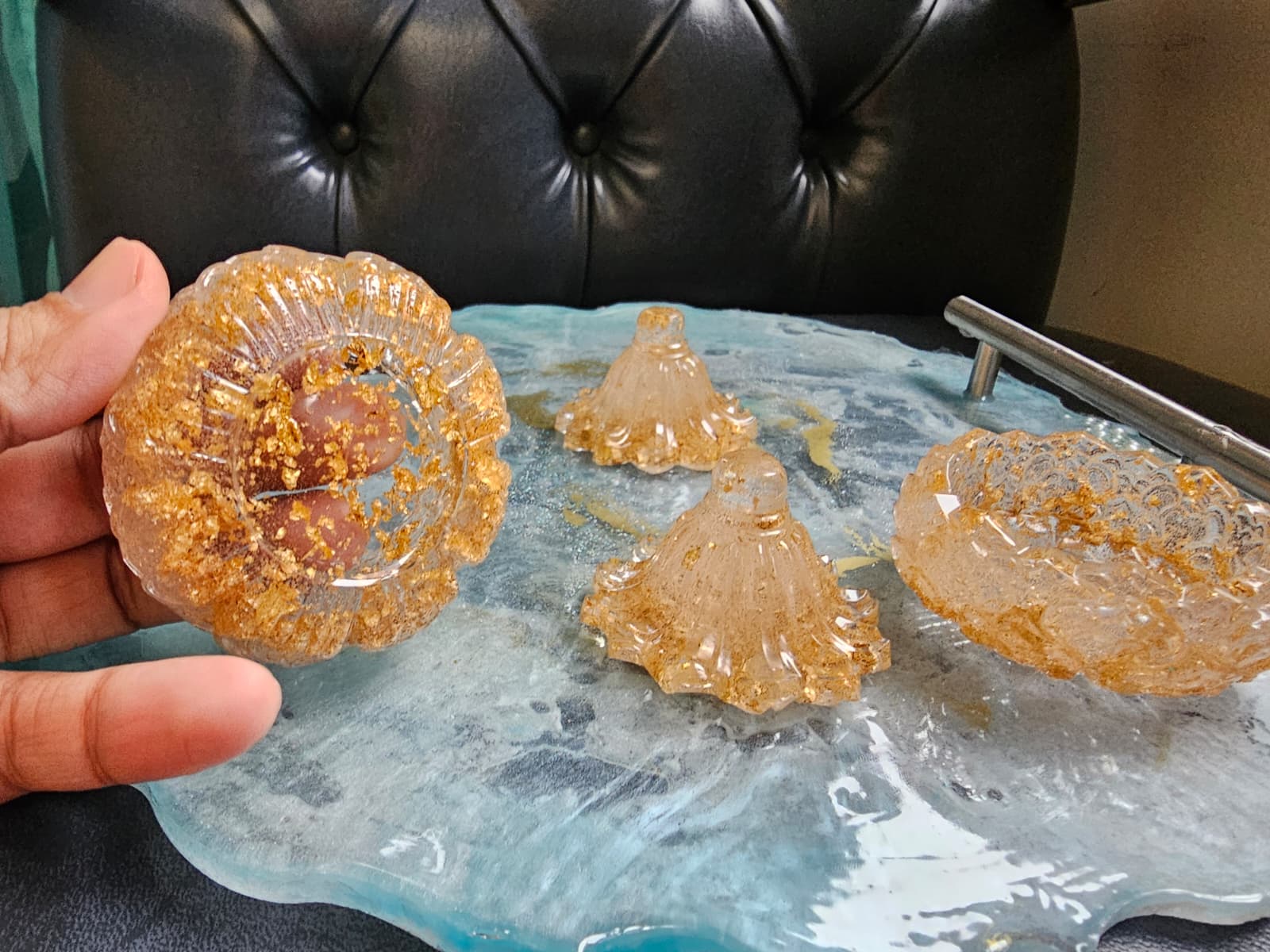 Resin Candle stands