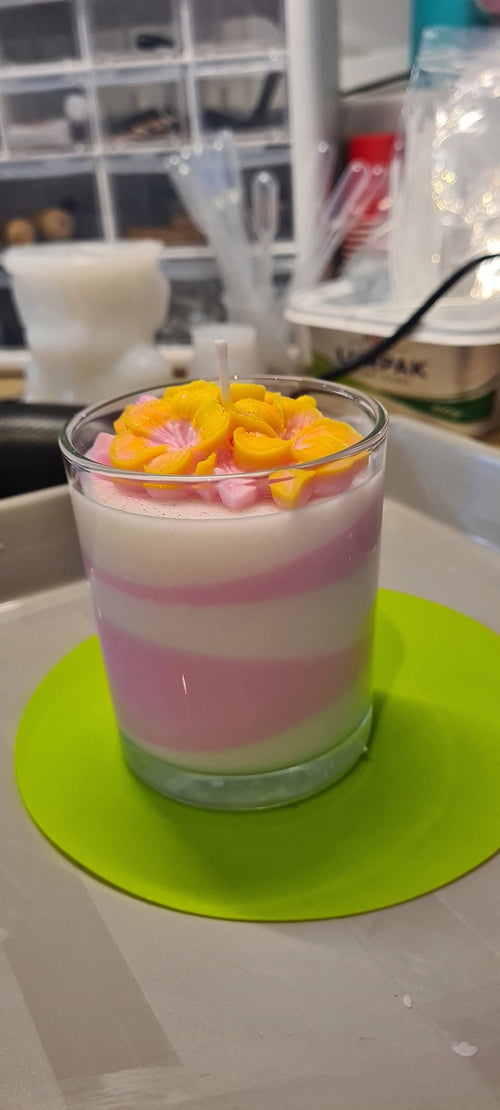 Crystal clear jar candle (gel wax)