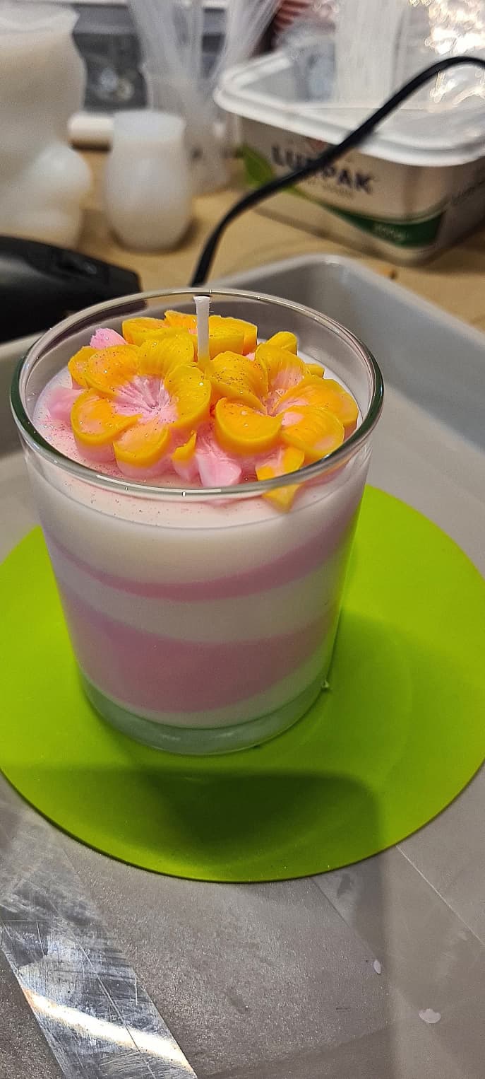 Crystal clear jar candle (gel wax)